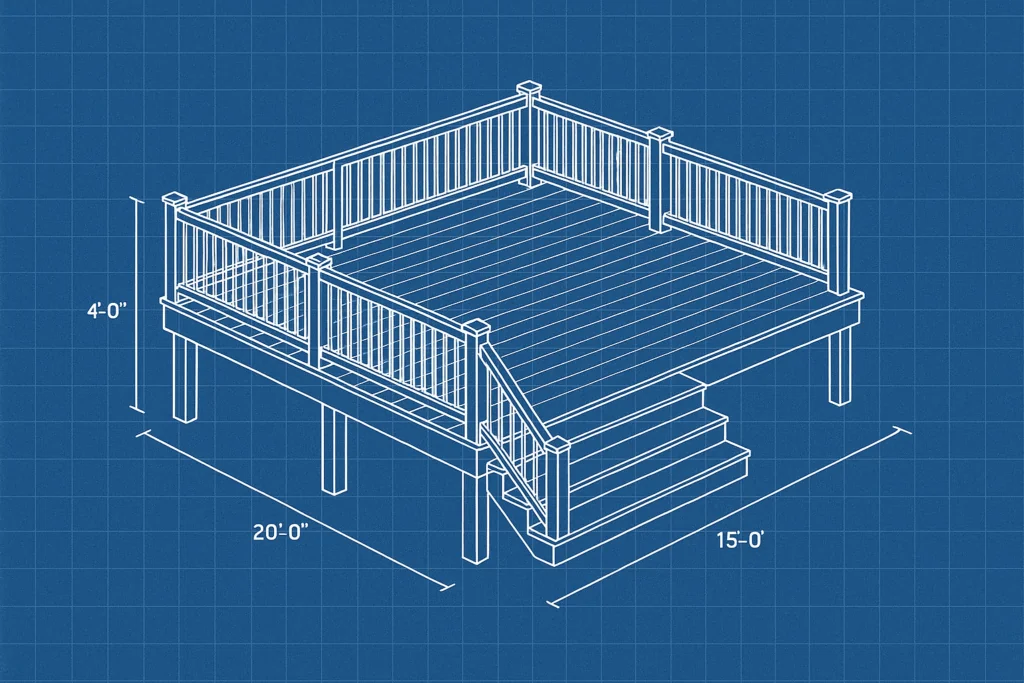 Blueprint Deck Example